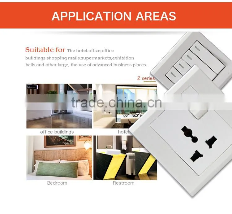 woven gold finish one gang one/two way wall switch arbitrary point switch