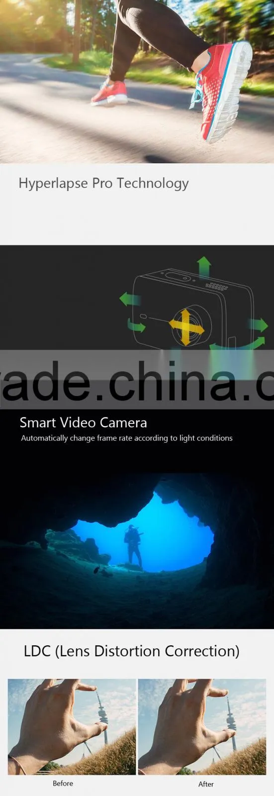 IN STOCK!! Original Xiaomi YI 4K Action Camera 2 II 2.19" Retina Screen Ambarella A9SE75 XiaoYi Sport DV International Edition