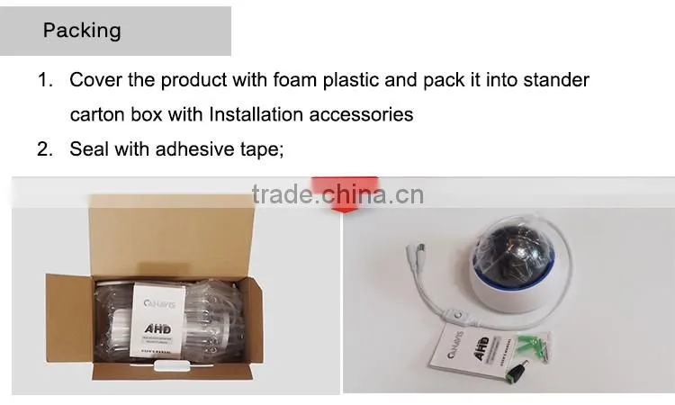1.3mp cctv security system indoor camera 960P plastic dome