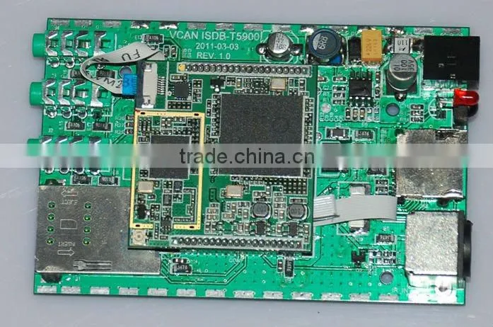 ISDB-T5800 with isdb-t antenna car isdb-t transmisor full seg digital tv receiver B-cas For Japan or Brazil