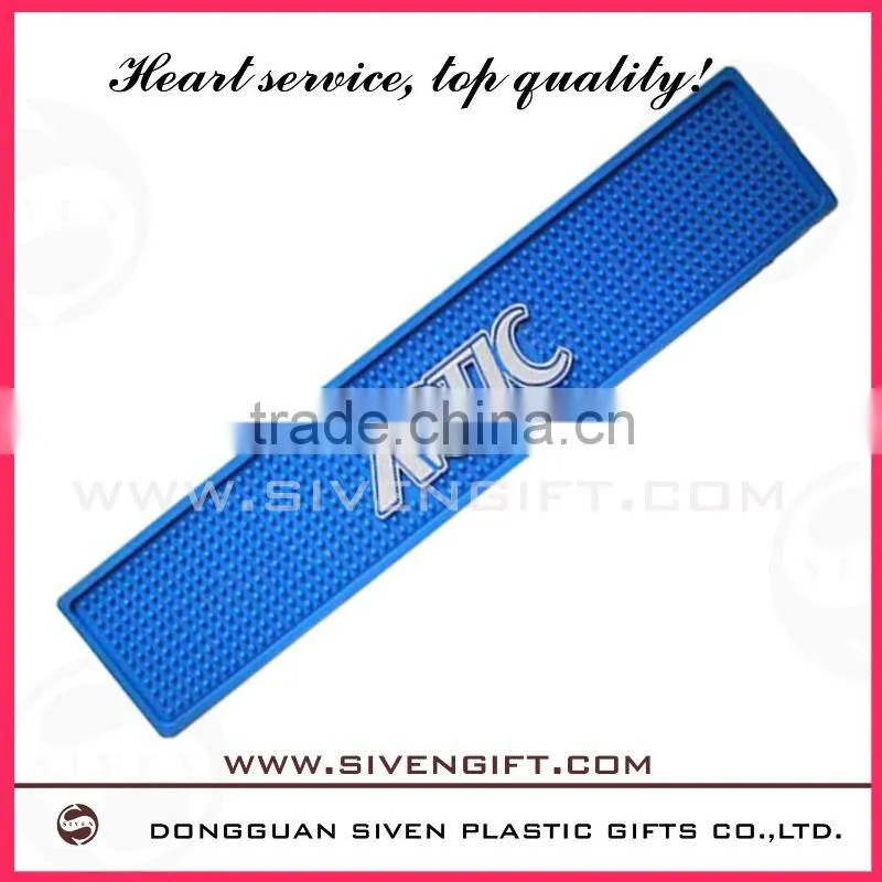 2015 Promotional Custom Soft Pvc Rubber Bar Mat/rubber Beer Mat/beer Mat Pvc