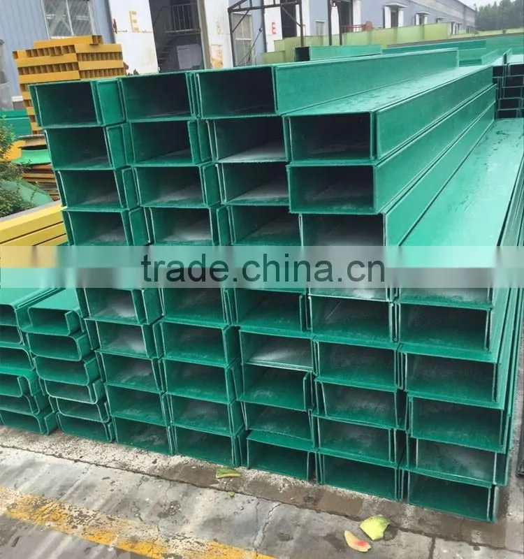 Outdoor heavy duty manufacturer FRP fiberglass cable tray