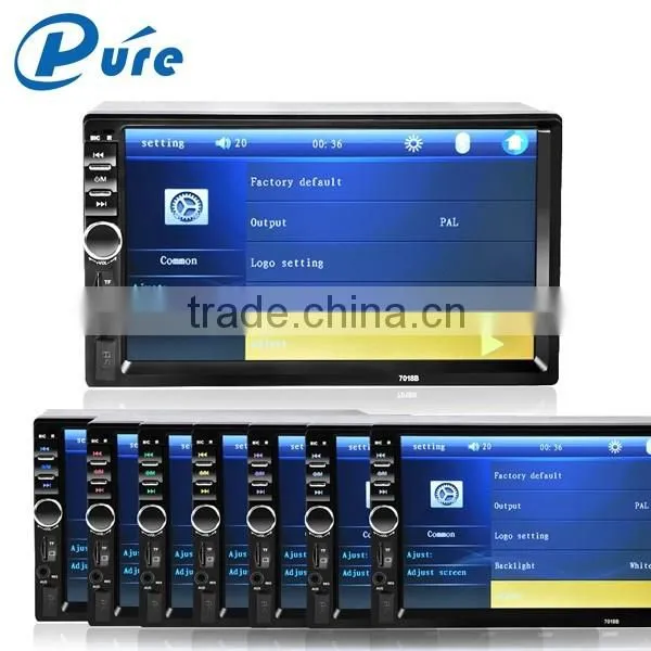 Car MP5 Music Player Audio Bluetooth Car MP5 Player Black Car MP5 Player