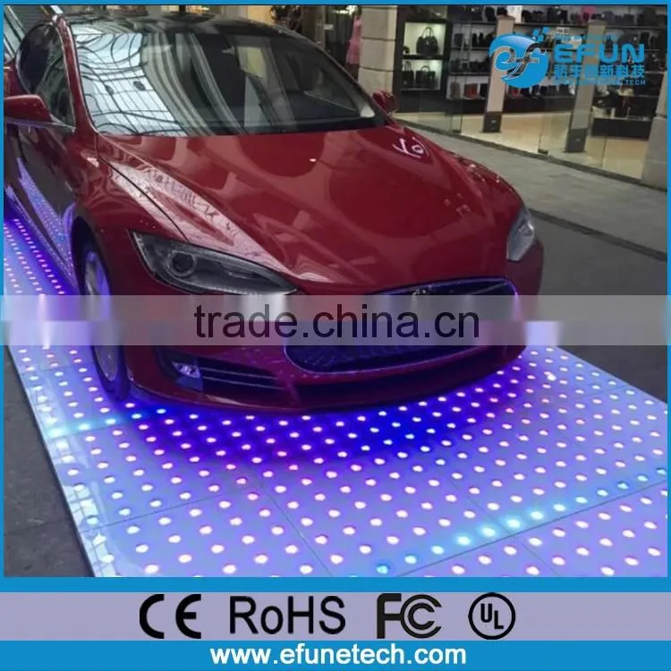 interactive dance floor,DMX led dance flooring for DJ /KTV/car show