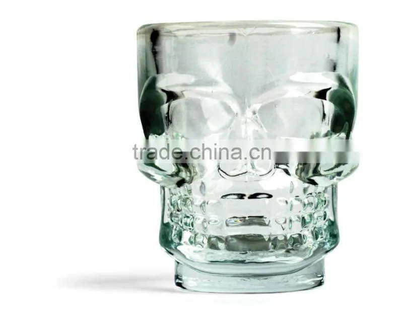 skull glass bottle for wine glass liquor bottle skeleton bottle