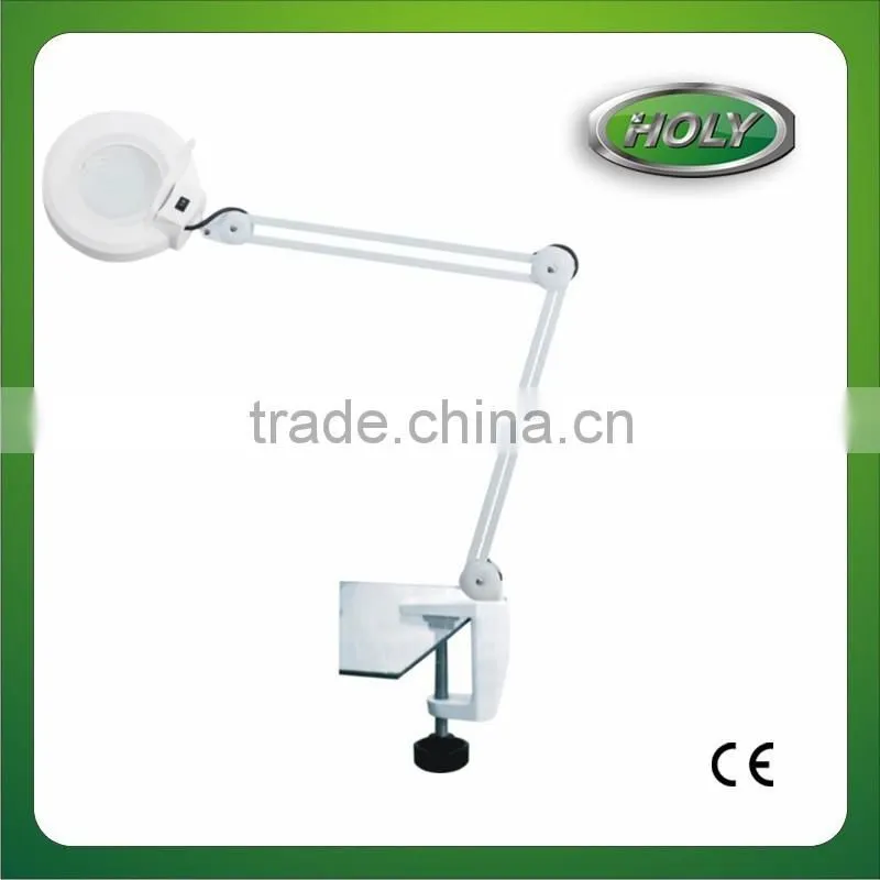 Professional Led Portable Table Lamp Magnifying Glass/Adjustable Glass Led Light Magnifying Lamp For Beauty Salon