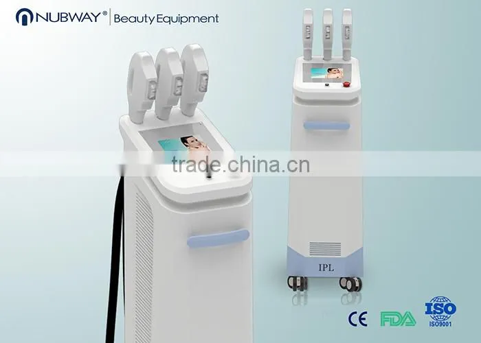 spa instruments ipl permanent hair removal machine with 3 wavelength handlepiece