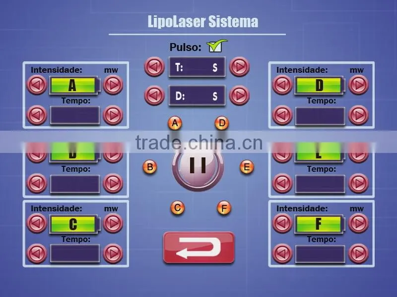 Laser weight loss skin rejuvenation 650nm 980nm diode laser with 12 laser pads machine