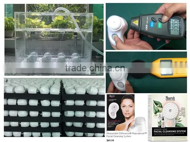 Battery operated electric facial cleanser