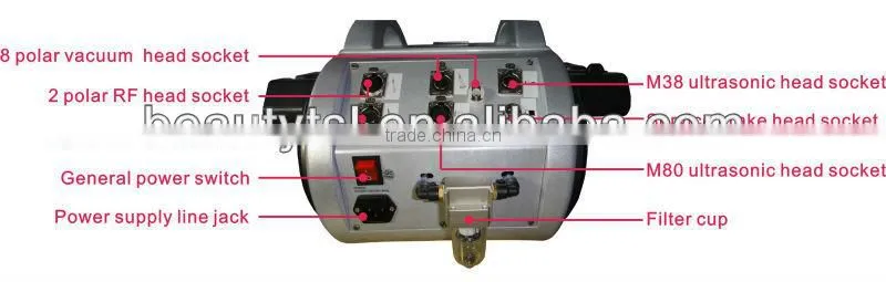 M80 ultrasonic ultrasonicator vacuum massage machine