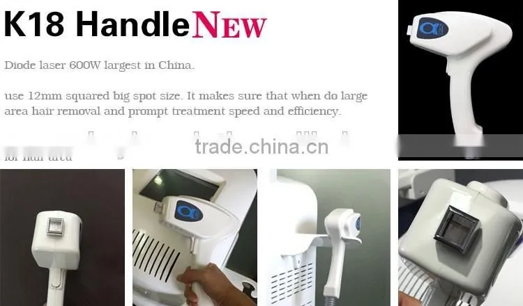 SHR super hair removal back hair removal 808nm diode laser hair removal machine