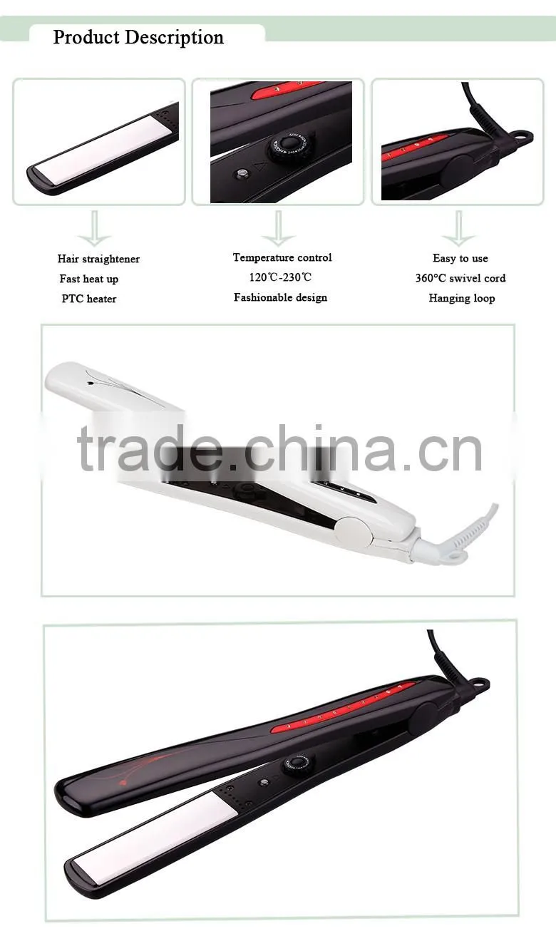 Professional Personized Hair Straightener Wholesale Flat Iron 450F pro nano titanium