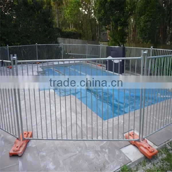 Used folding safety temporary swimming pool fence with door