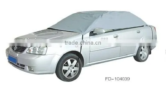 Factory OEM high quality folding silver PEVA S M L XL XXL sun car cover