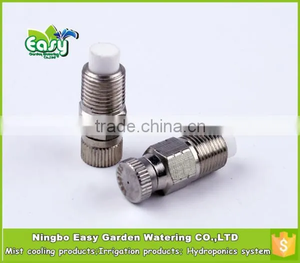 Fog Mist Nozzle, High pressure mist cooling nozzle. Brass nozzle. Mist cooling products