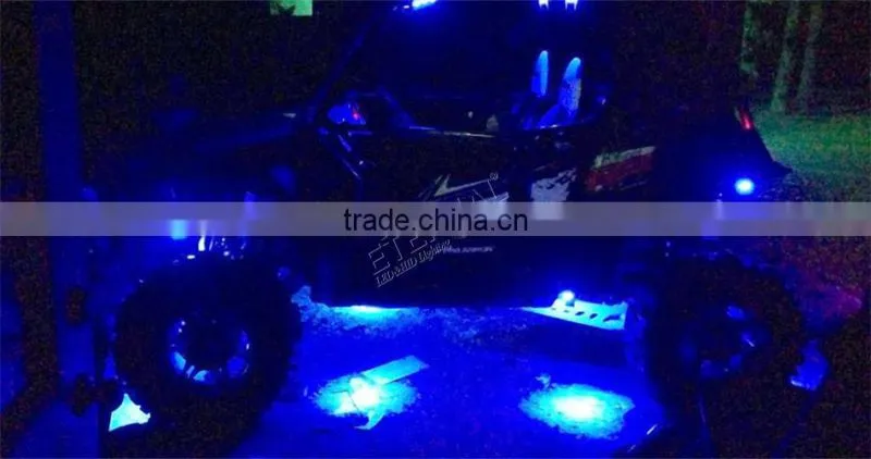 4/6/8/12 POD Rock LED Off Road Jeep ATV golf cart Truck Vehicle Rock Crawler Light RGB rock light