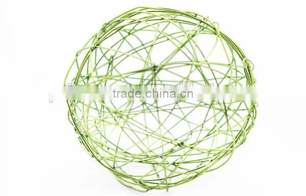 rattan colored christmas ball