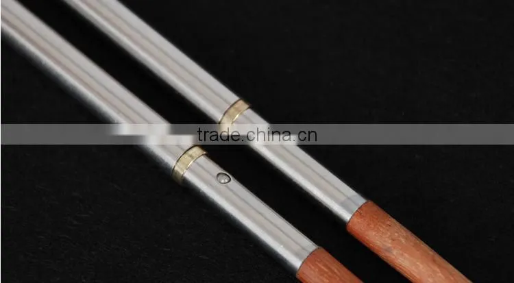 2016 New Design High Quality Outdoor Reusable Custom Titanium Stainless Steel Chopsticks with Logo