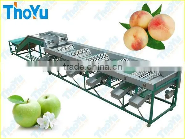 Thoyu Brand Salable Automatic Fruit Grading Machine by Size(SMS: 0086-15903675071)