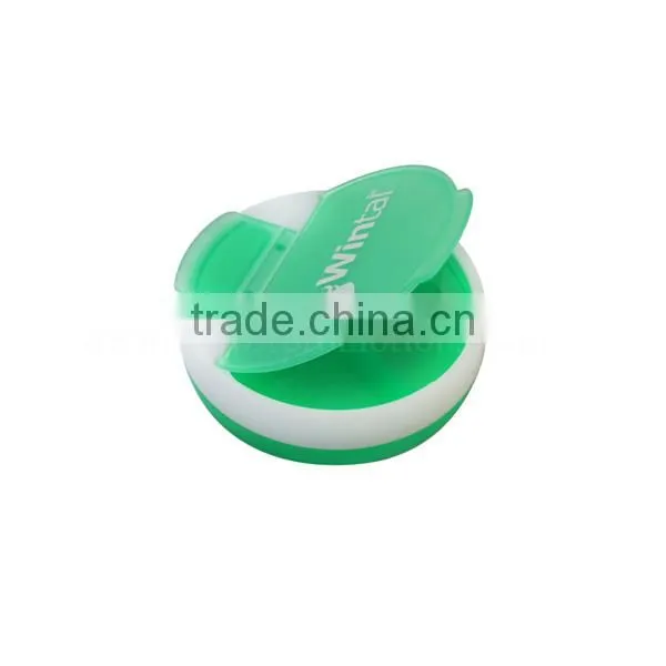 One Day Child Proof Round Pill Box
