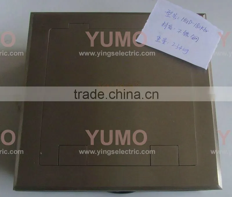 YUMO-180KBR YUMO-180K 4 way computer + 2 way multi-function floor socket