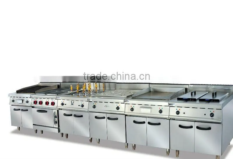 stainless Gas Combination Kitchen equipment/hotel 0086-13580546328