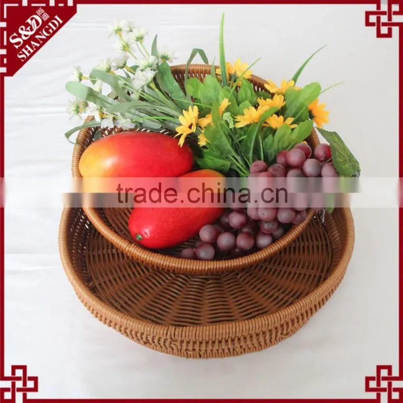 China factory hot sale picnic set basket PE wicker woven storage basket