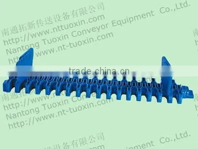 FLS254 Radius Flush Grid Plastic Modular Conveyor Belt