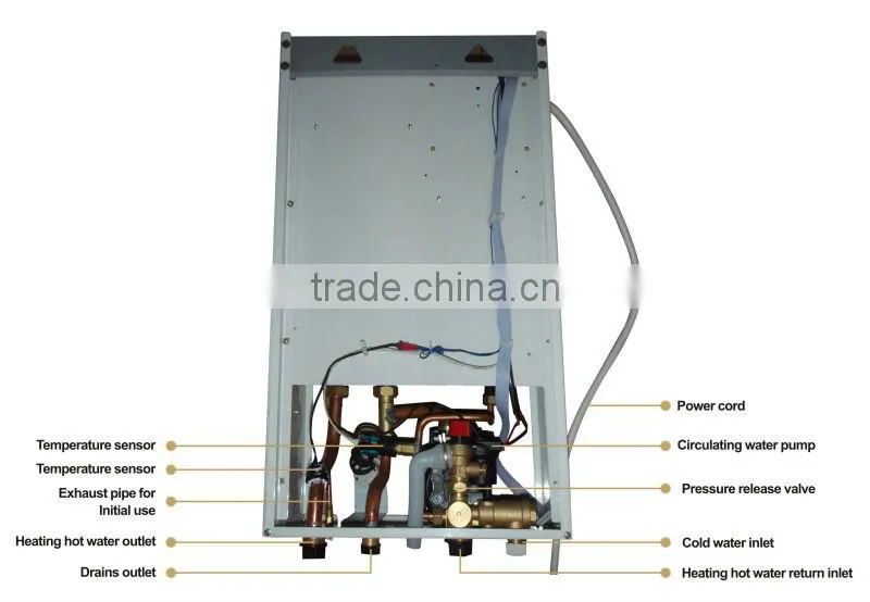 Radiant Electric boiler for floor heating (3-stages power)
