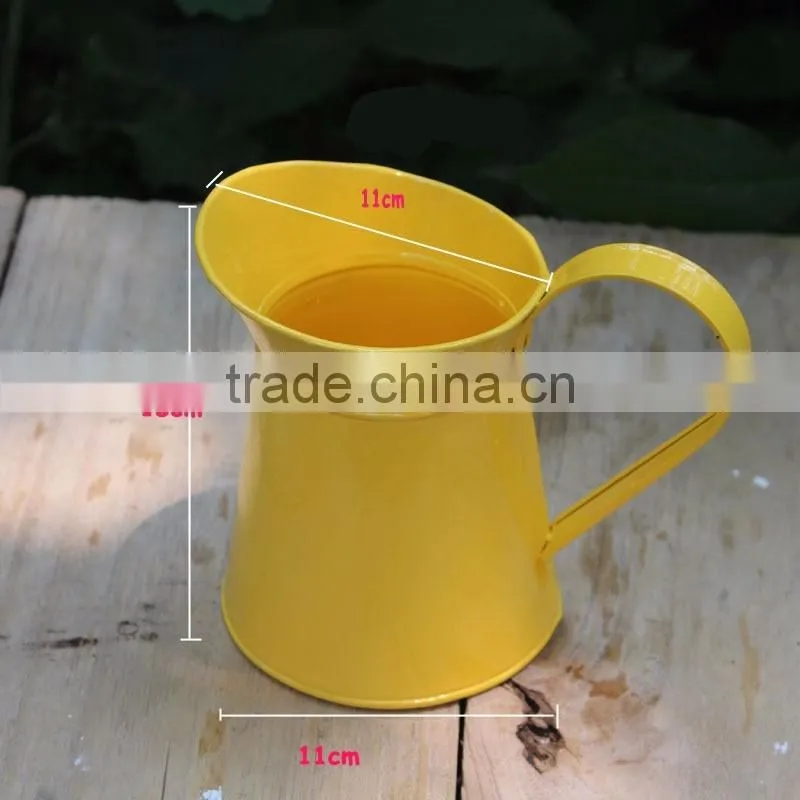 cheap custom 11cm watertight galvalnized metal outdoor decorative watering cans