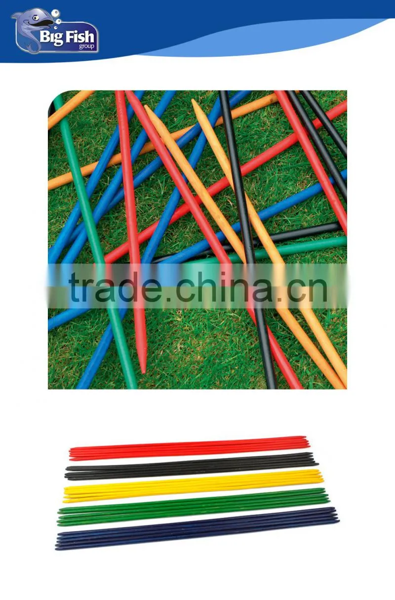 Hot Wooden Wood Pick Up Sticks Traditional Game Pickup Stick Toy