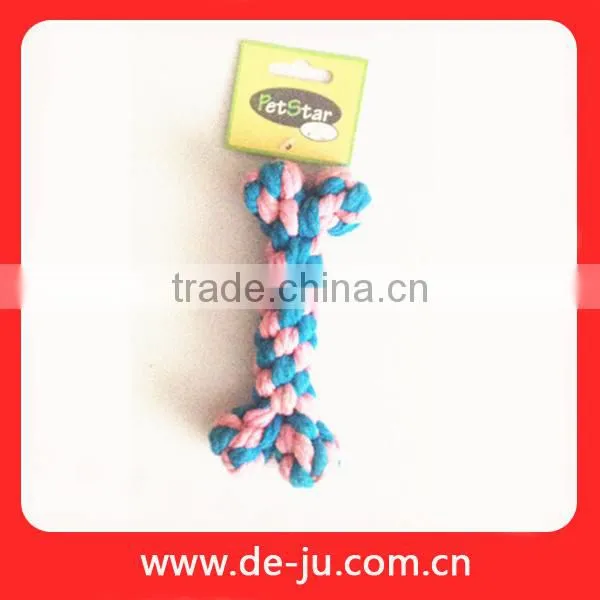 Colorful Cotton Rope Plush Pet Toy For Dog