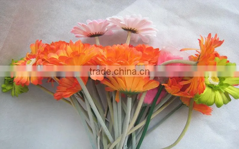 single artificial PU flower chrysanthemum