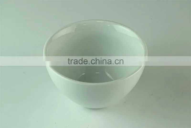 Cheap white ceramic bowl/porcelain bowl in stock for wholesale