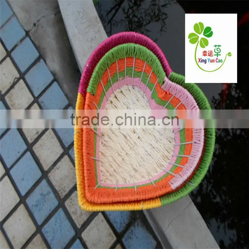 paper string basket handmade factory supply hand made