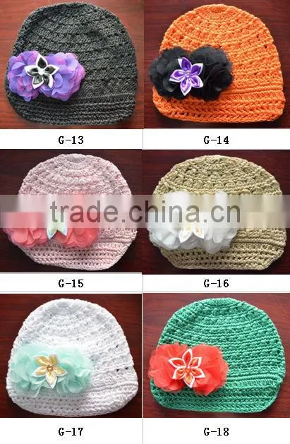2013 Wholesale baby hat christmas elves newsboy caps with flower red hat christmas baby hat wholesale