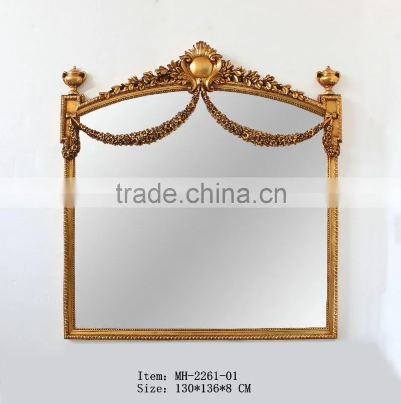 Living Room Furniture Fireplace With Wall Mirror For Interior Decoration