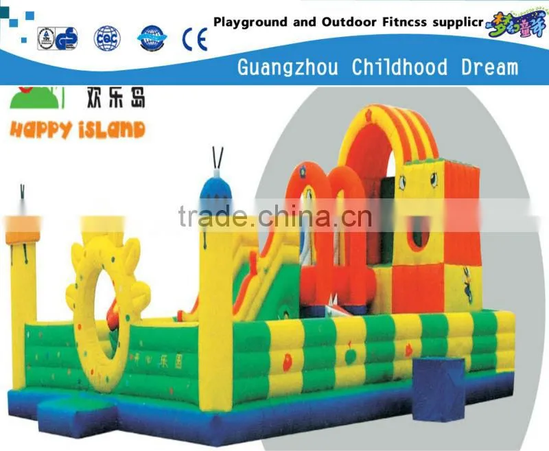 (CH-22177) INFLATABLE JUMPING , CHILDREN USE TIGER INFLATABLE JUMP BED