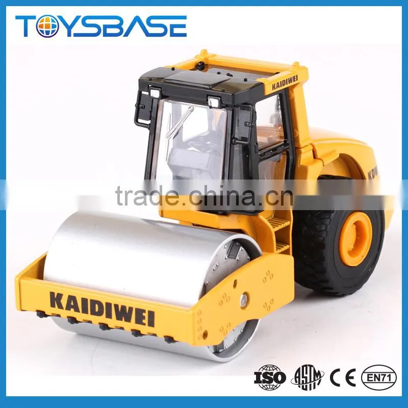 1:50 Single Drum Roller Road Diecast Part Model Engines Die Cast Model Car for Kids