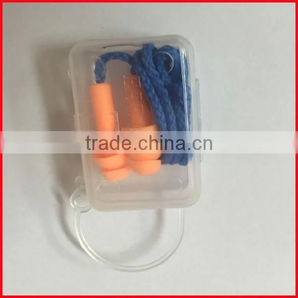 industrial safety earplug wholesalers with cotton string earplugs