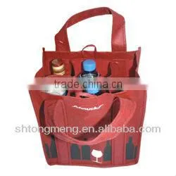 Non Woven Wine Tote Carry Bag