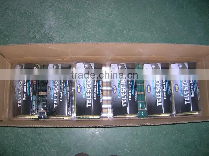 Telescopic water flow car brush