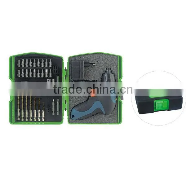 34pcs 3.6V Lithium Battery Cordless Screwdriver