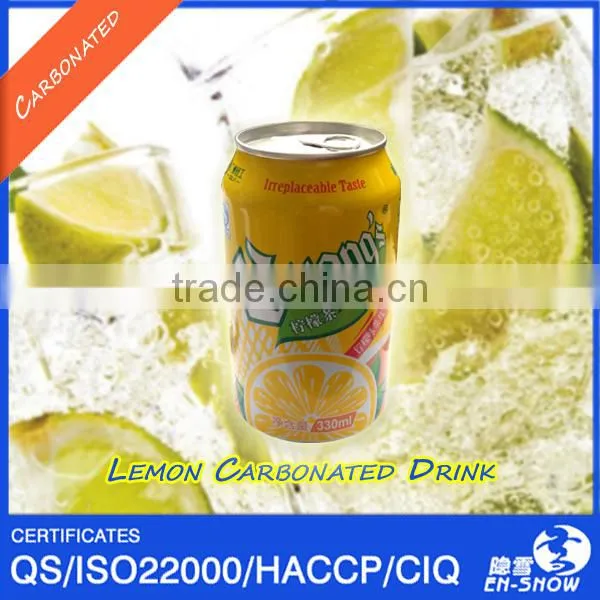 Lemon Carbonated Drink in Can(tinned)