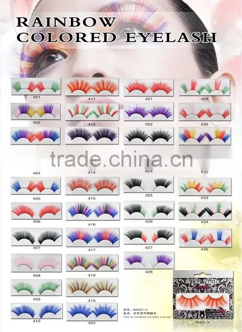 women wholesale party crazy false eyelashes,rhinestone false eyelashes ,faactory