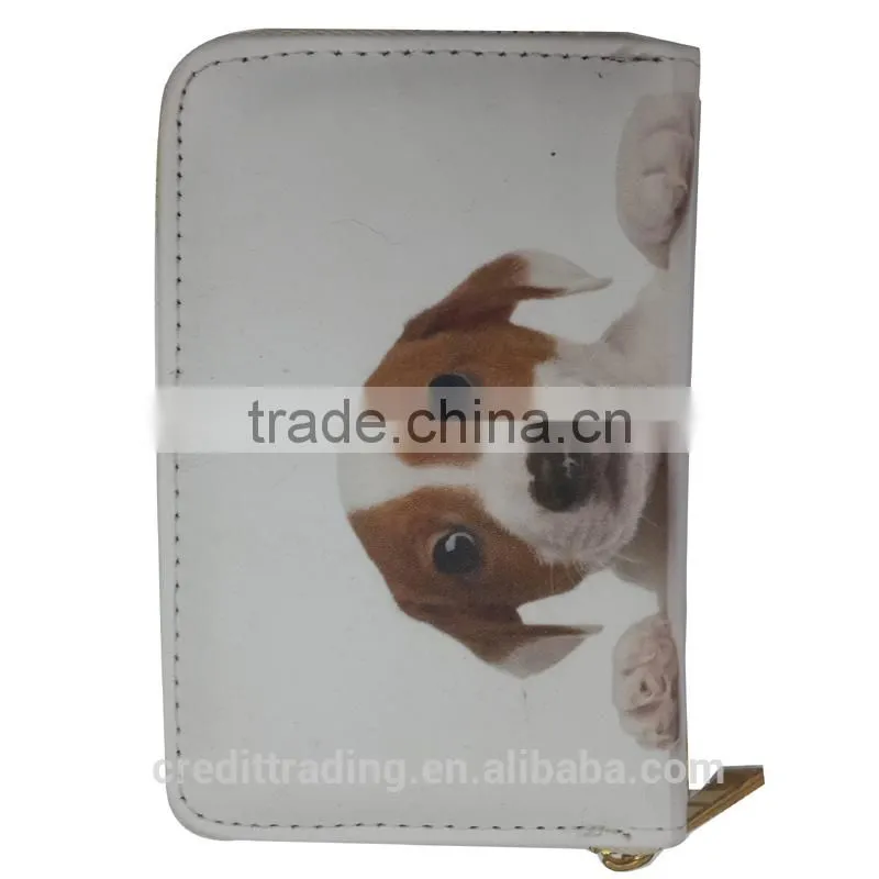 hot selling PU Leather Women Wallet animal Printed