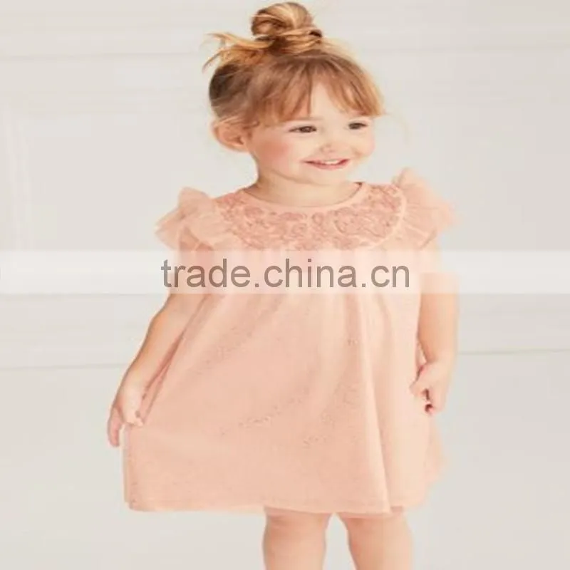 Wholesale cotton short shorts baby clothes children's boutique pink ruffle children's shorts