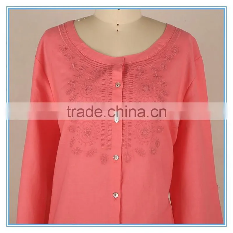 Women Kurti Top Wholesale Clothing Delhi Indian Embroidery Cotton Top