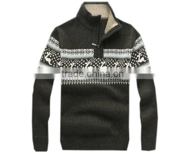 Korean fashion sweater knitting machine price man sweater wholesale