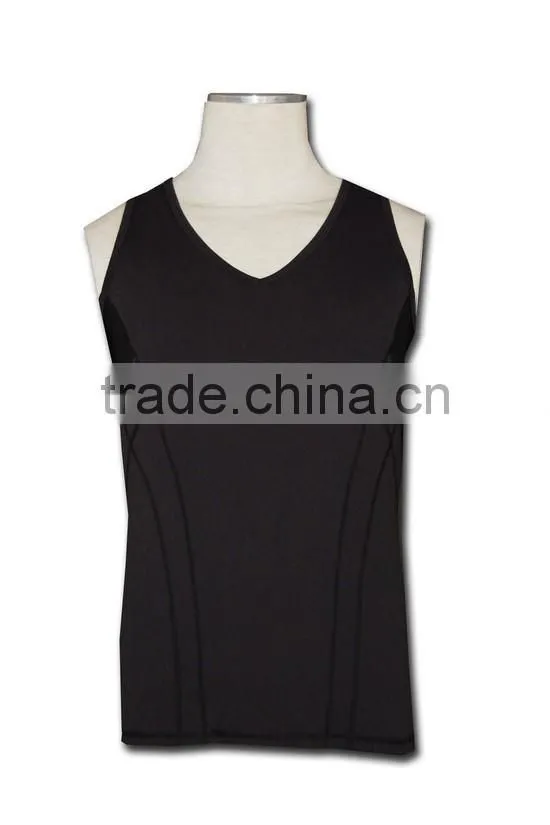 ISO 9001 Audit factory black plain mesh design gym vest